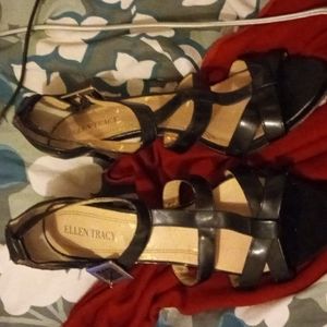 Buckle shoes by Ellen Tracy
